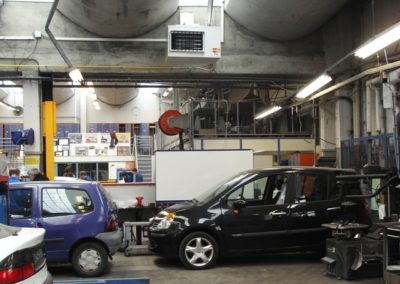 Chauffage garage automobile