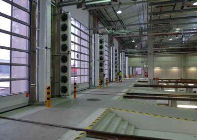 Rideau d’air pour portes industrielles EXELTEC modèle MAX – Rideau d’air industrie ferroviaire montage vertical