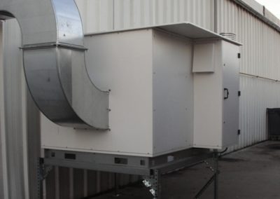 Aérotherme centrifuge extérieur Exeltec version XH-ED-EA